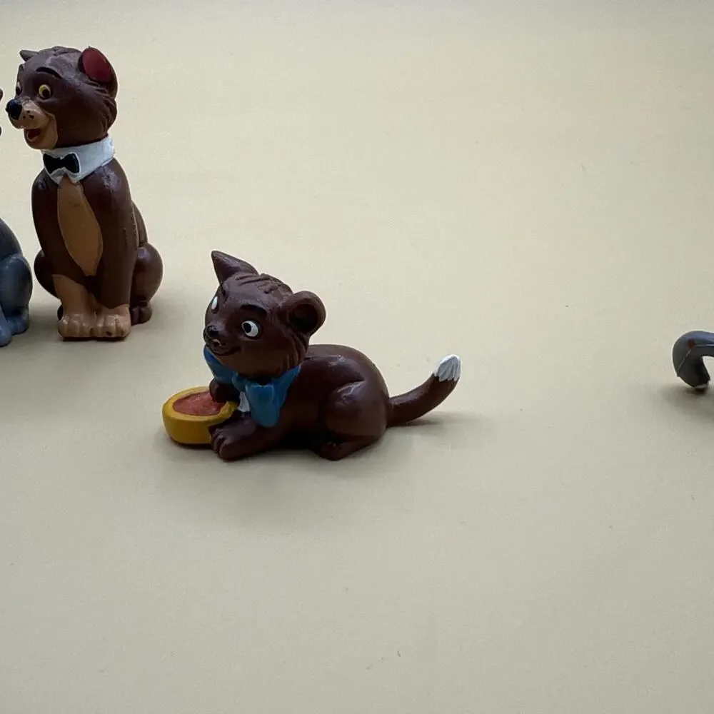RARE ARISTOCATS Disney figurines Spain 1980s Lot Family Collectible